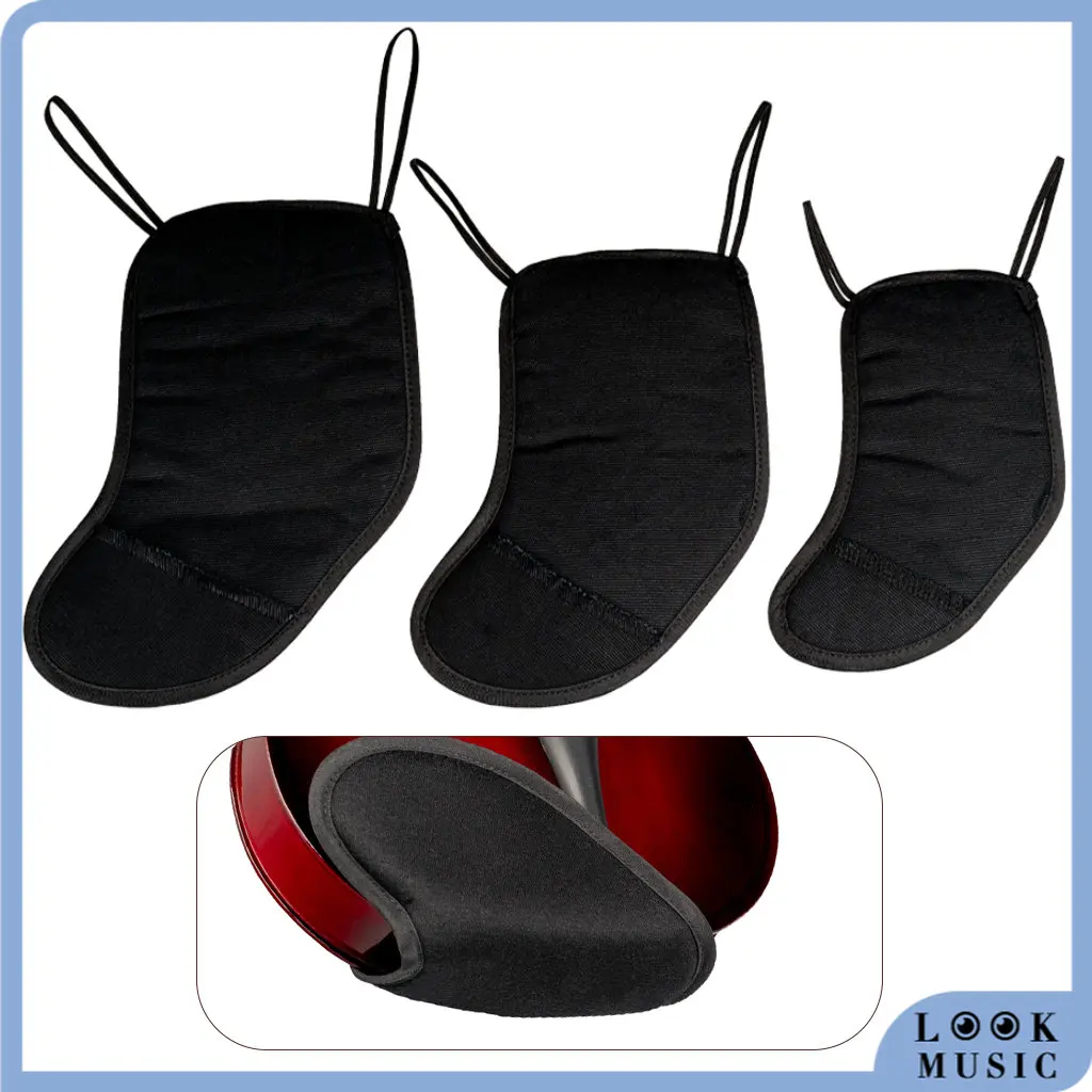 

4/4 3/4 & 1/2 1/4 &1/8 1/10 Size Violin Shoulder Rest Pads Flannelette Pad Chin Rest Pad Cover Protector Violin Accessories-BL