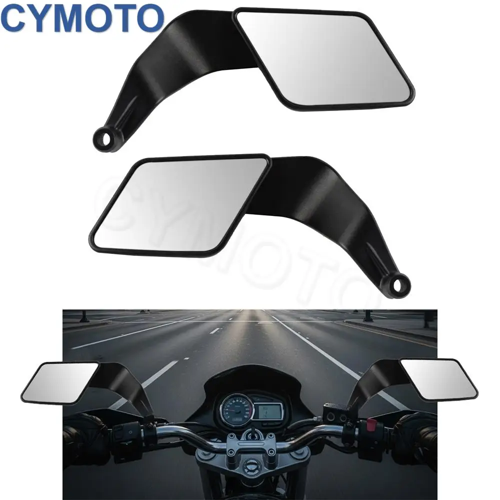 

Motorcycle Universal Side Foldable Mirror Kits Stealth Winglets For Ducati Monster 1200 1200S 1200R 1100 1000 950 937 900