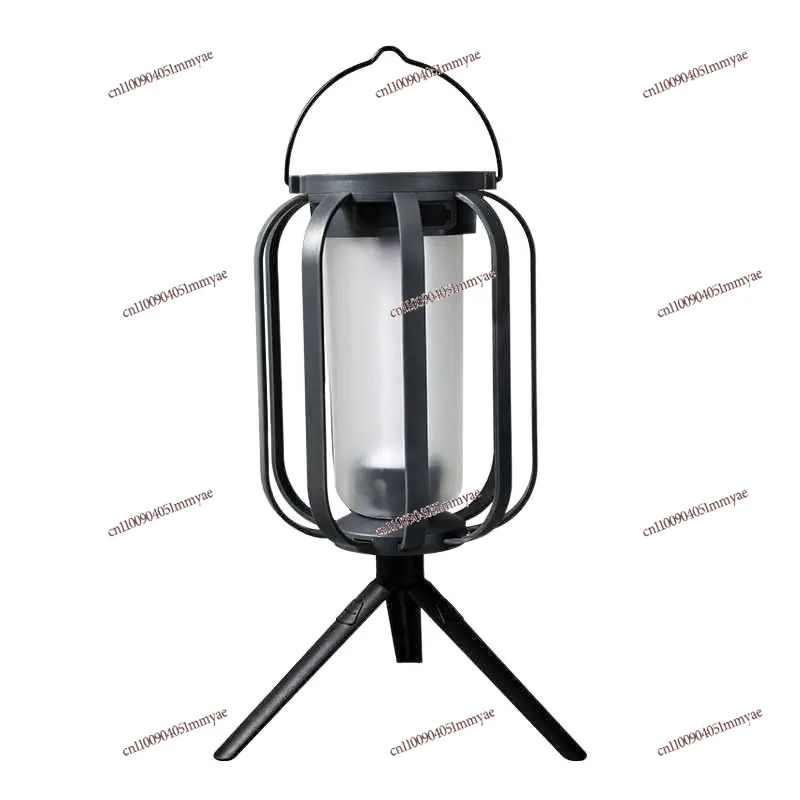 

New Solar Flame Camping Light Outdoor Decoration Hanging Light Courtyard Decoration Tripod Atmosphere