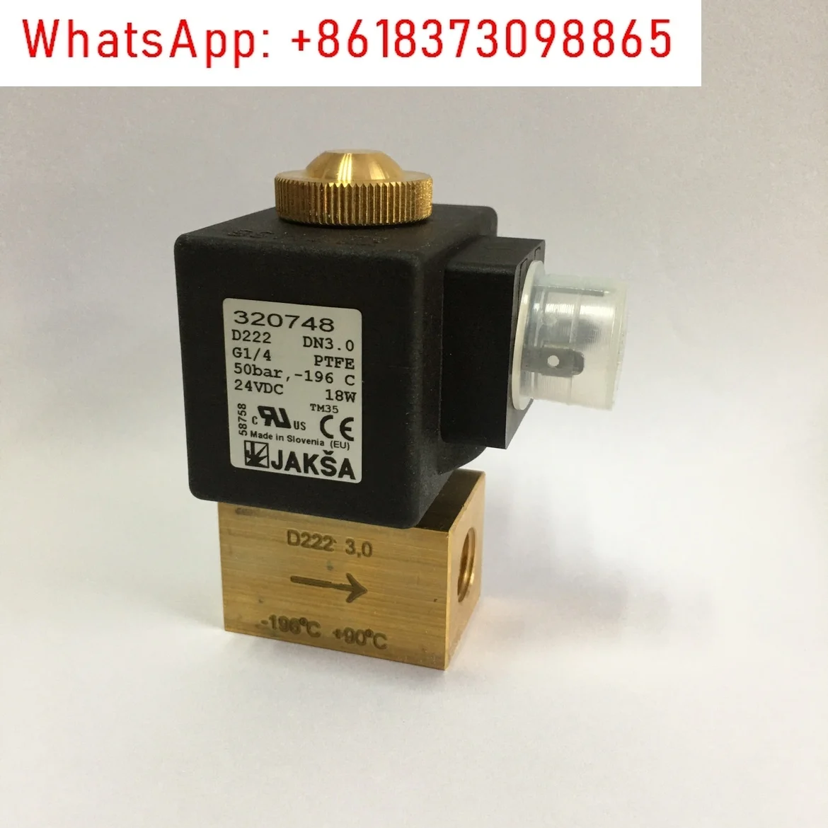 1SZT D222 320586 320748   ultraniskotemperaturowy wysokociśnieniowy elektrozawór płynnego azotu