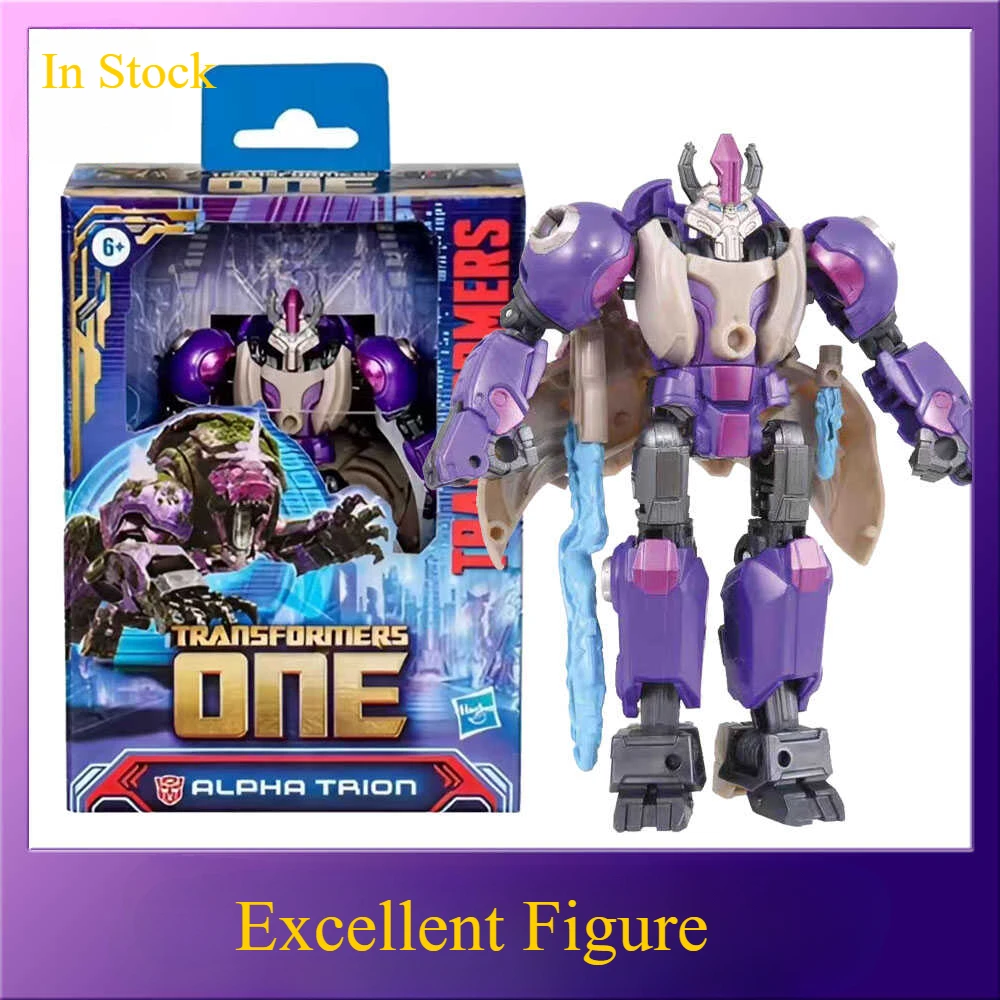 Hasbro Transforming Toys Cybertron Alpha Trion 12cm Movie 8 Origin Transformation Gift Action Figures Collection Boy G1 Anime