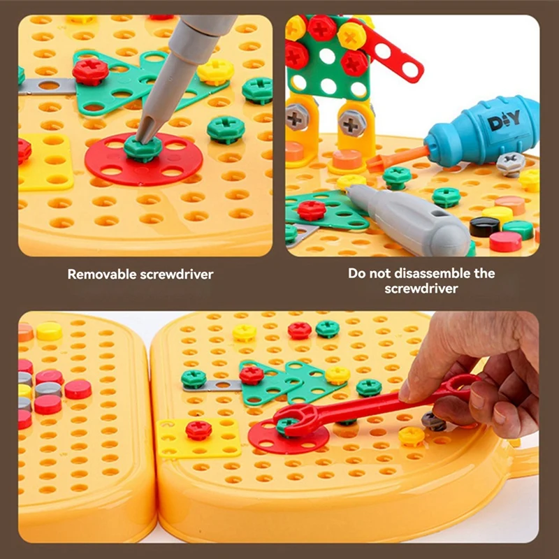 Hot TTKK Play Toolbox, Toolbox, Toddler Drill And Screw Toy Toolbox
