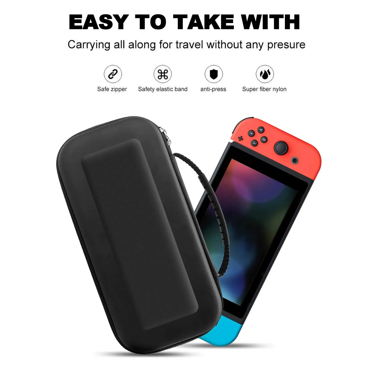 Custodia da viaggio portatile rigida in EVA per Nintendo Switch / Switch Custodia protettiva OLED