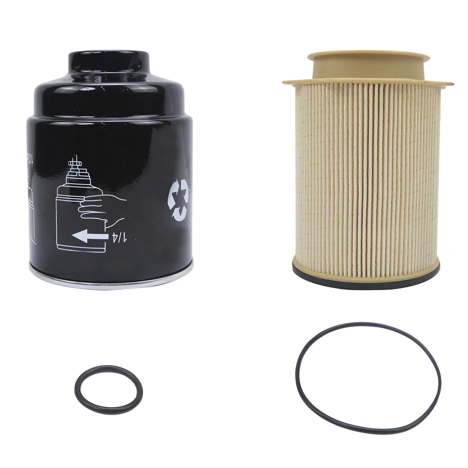 

Diesel Fuel Filter Water Separator Set 68157291AA 68197867AA For Dodge 2500 3500 4500 5500 Ram 6.7 2013 2014 2015 2016 2017