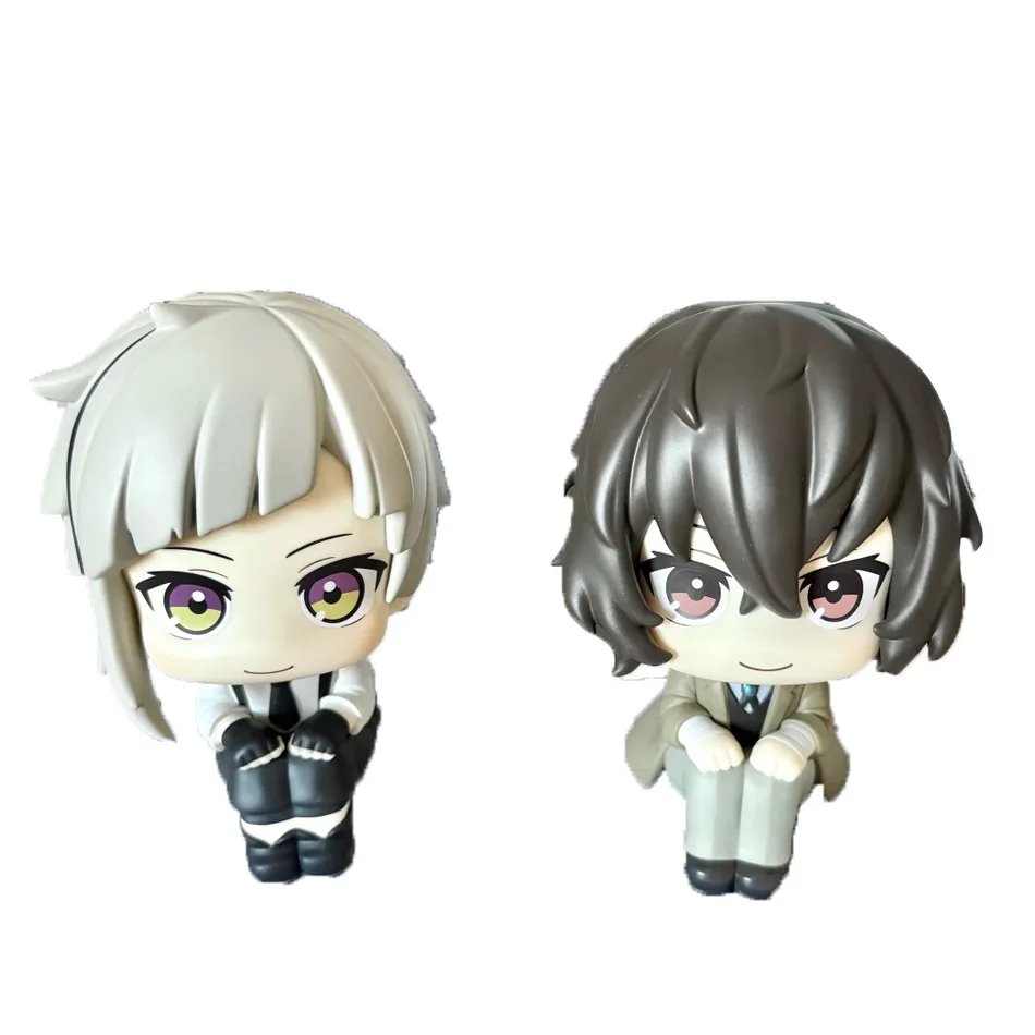 10cm Heiße Japanische Anime Dazai Osamu Figur Bungo Stray Dogs Actionfiguren PVC-Modell Sammlerstücke Peripherie-Spielzeug Geburtstagsgeschenke