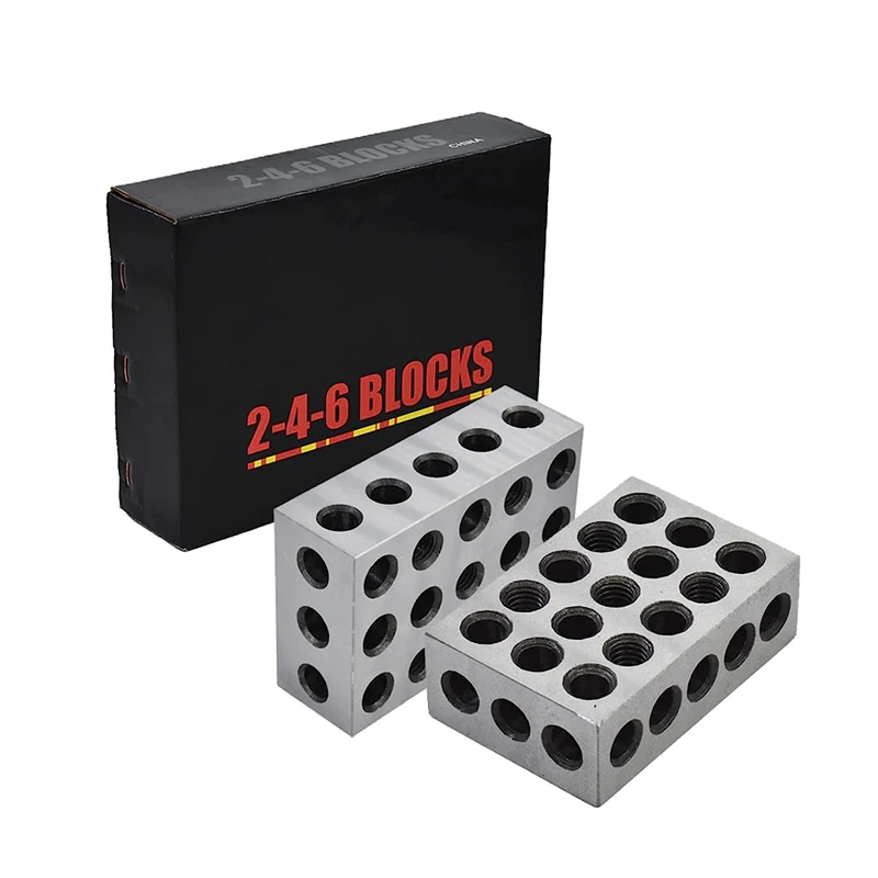 

Tool Tree High Precision Steel Parallel Blocks 1-2-3" HRC55-62 with Tapped Holes for CNC Machining Setup Clamping Operations