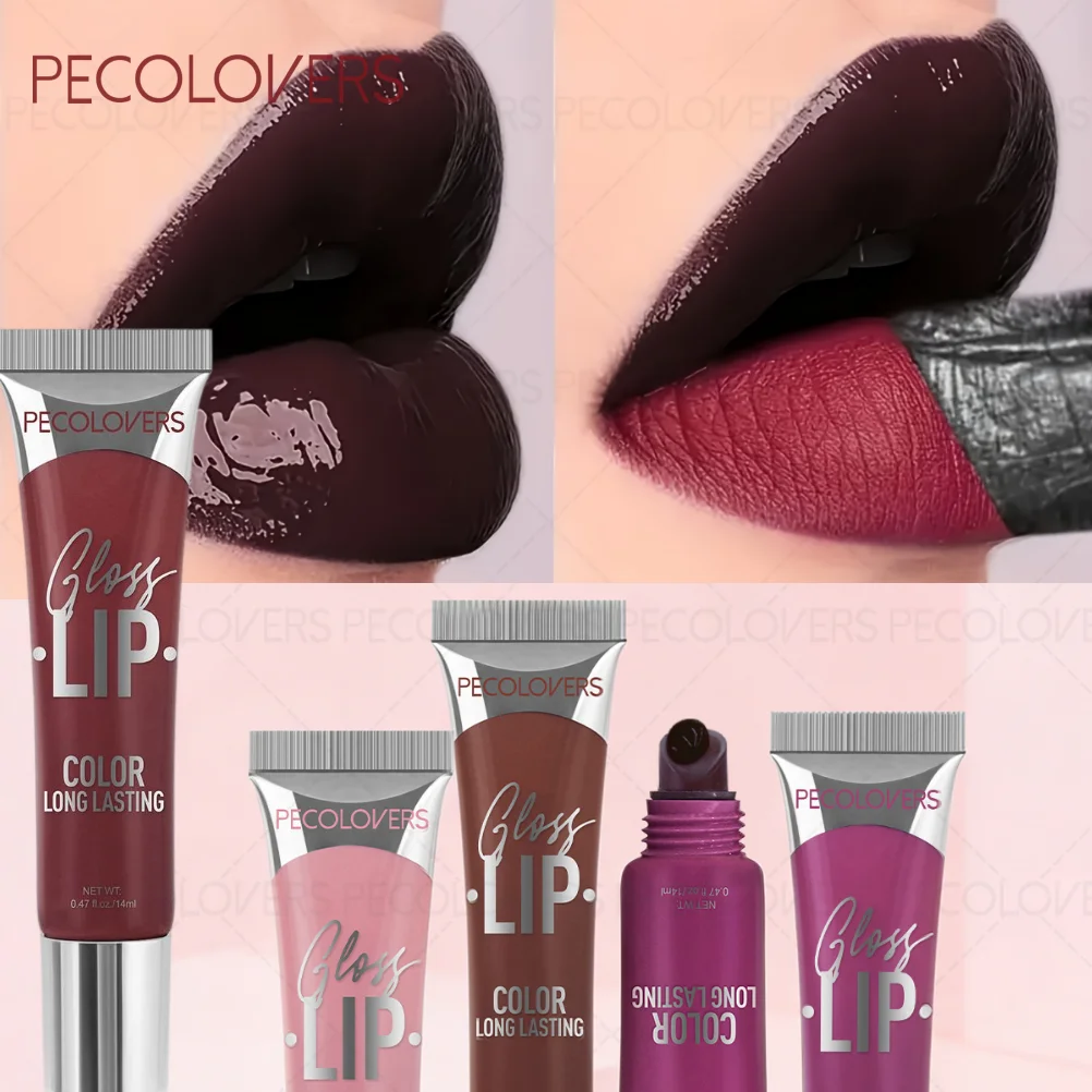 1PC Multi-Color Lip Gloss, Waterproof Peel-off Lipstick, High Pigmented, Easy-to-Apply Formula, Non-Sticky & Transfer-Proof
