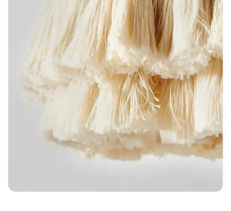 الرجعية بوهو قلادة مصباح الشمال حبل القنب اليدوية معلقة الثريا تركيب المصابيح لغرفة المعيشة غرفة نوم مطعم ديكور المنزل