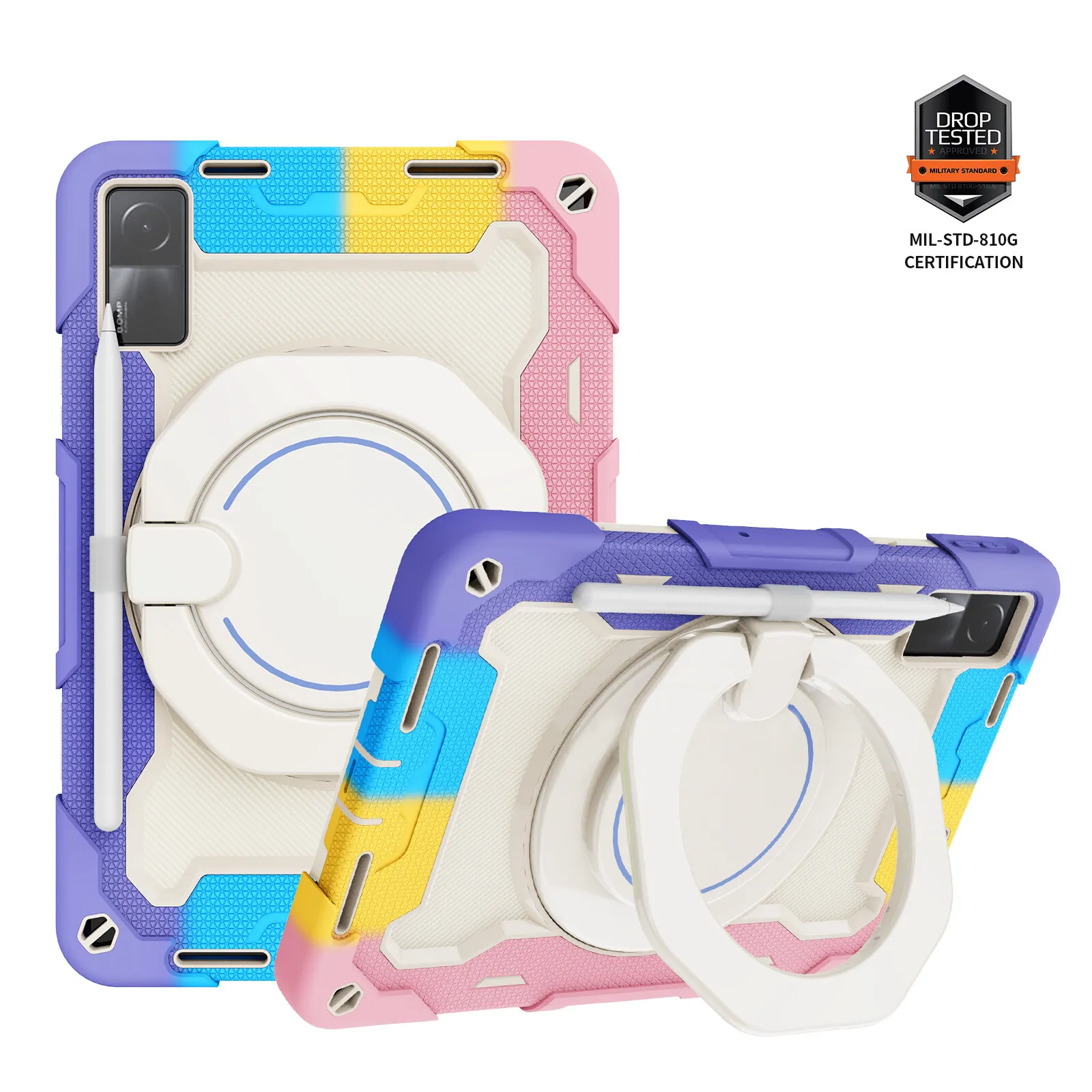 

360 Rotation Kids Case for Xiaomi Pad 6 Pro 2023 RedMi Pad 10.6 Xiaomi Pad 5 Pro 2021 Tablet Case with Pencil Holder Back Cover