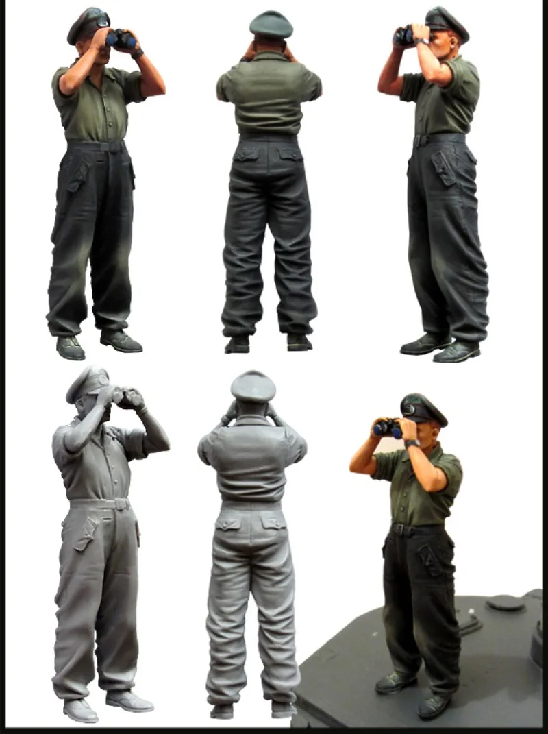 1/35 Scale Resin Figure Assembled Model Kit Historical Ancient Military Collection Hobby GK Tank Crewman Unassambled Unpainted