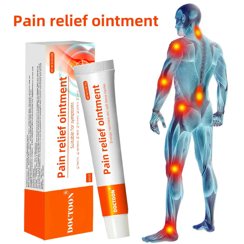 

Pain Relief Ointment forTreating Rheumatic Arthralgia,Muscle, Bruising Knee Lumbar Arthritis Treatment Medical Plaster