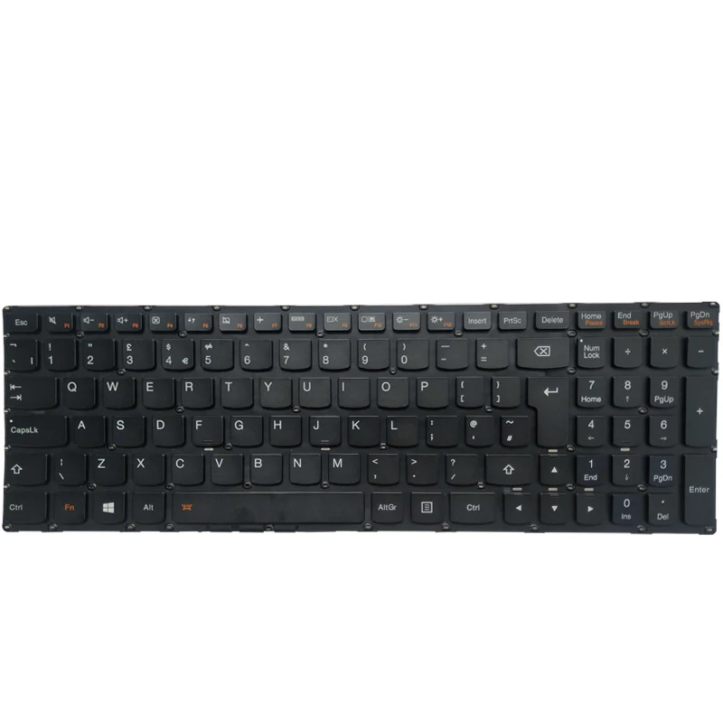 NEW UK laotop keyboard FOR Lenovo Y50 Y50-70 Y50-70A Y50-70AM-IFI Y50-70AS-ISE Y70 Y70-70T Y70P-70T Backlit black frame