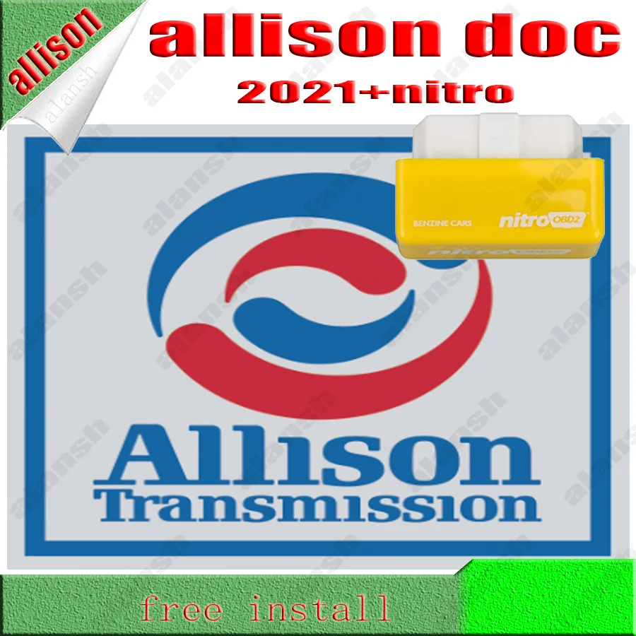 2021 Allison DOC Transmission 2019 + GEN5 File PC-Service Tool + Nitro