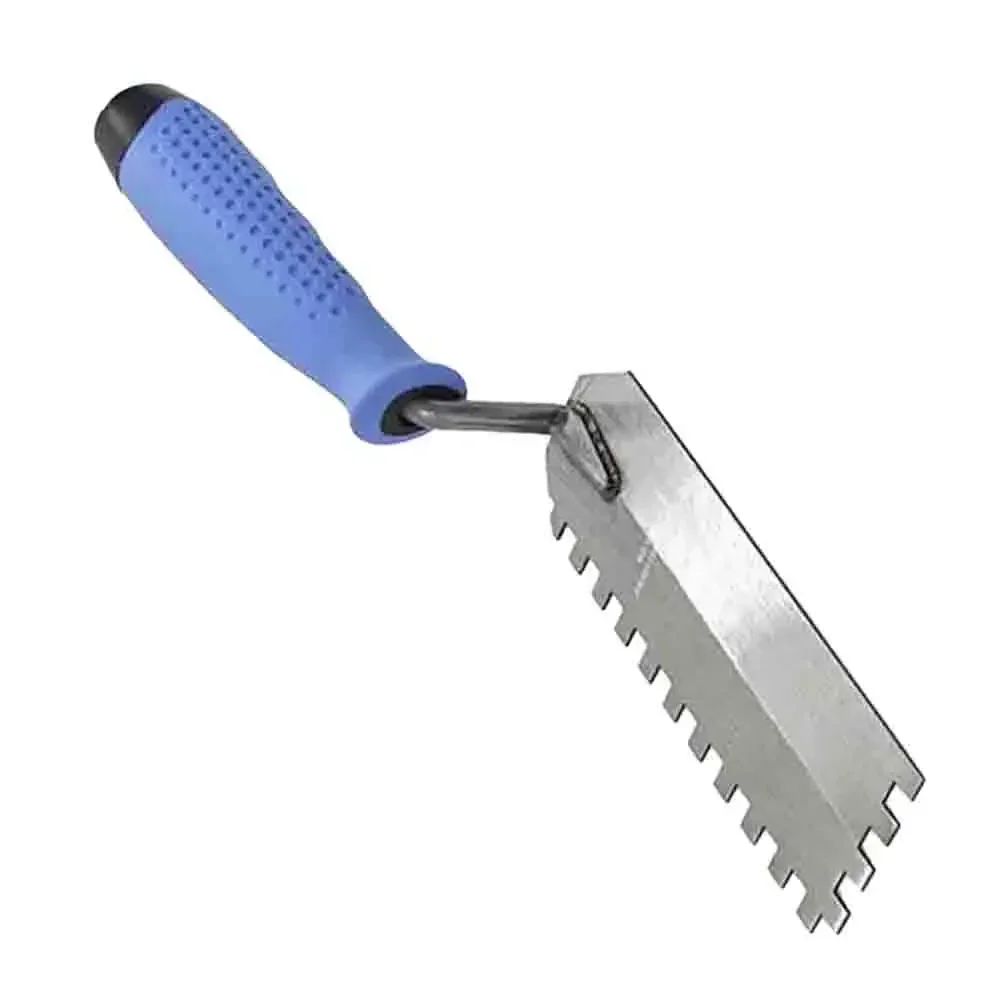 Outil ergonomique de réparation de cloisons sèches, dent carrée de 6 Mm, outil polyvalent, espacement des dents de 6 Mm pour la réparation à domicile pour la maçonnerie