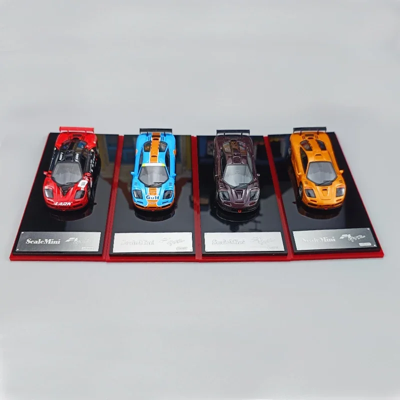 1/64 Model Car Scale Mini F1 GTR & F1 LM Resin Car Model Limited Edition Supercar Model Vehicle Toys Collection Decoration