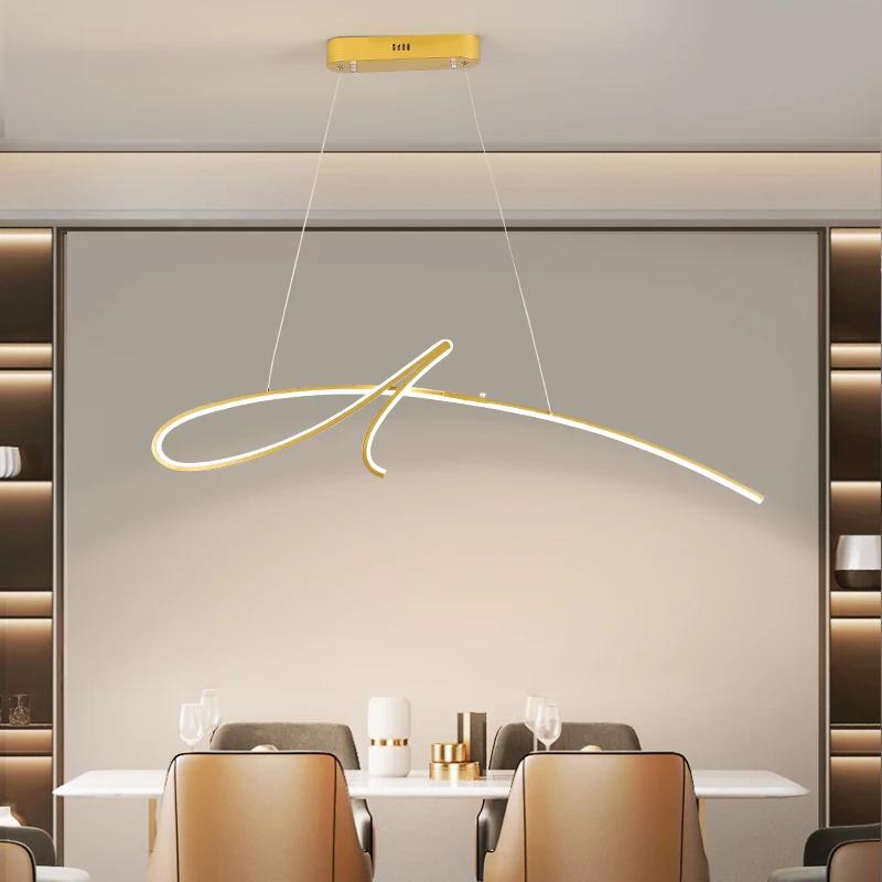 NEO GLeam Gold /Black painted Modern led pendant lights for Dining Room Bar Shop Project Hanging pendant lamp Fixture