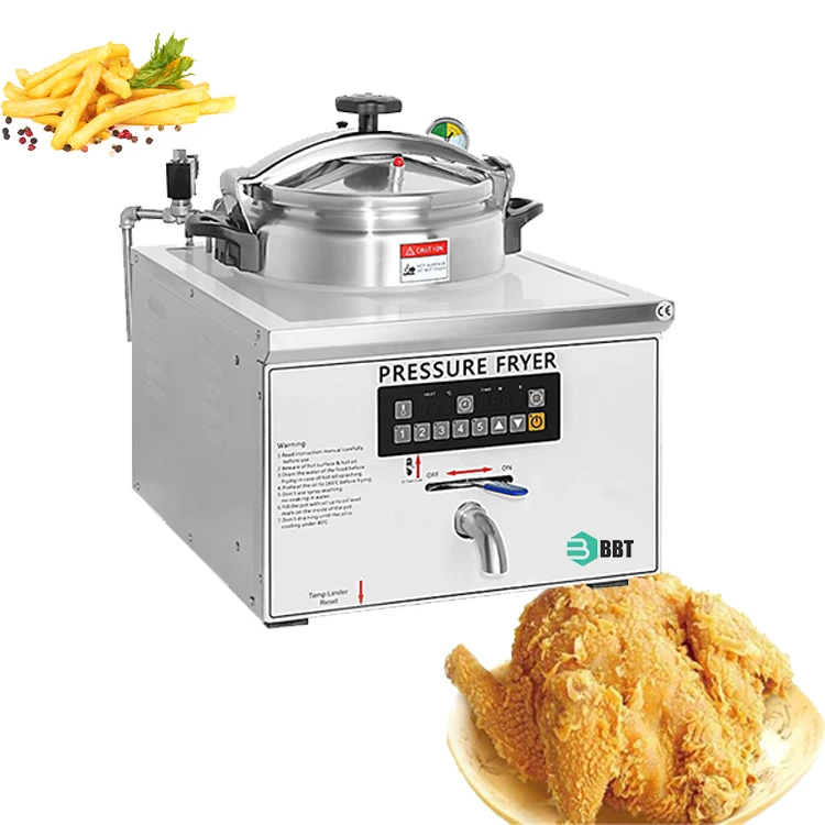 

16L Electric Table Top Chicken Pressure Fryer Machine Broaster Electric Pressure Fryer Basket Pressure Fryer