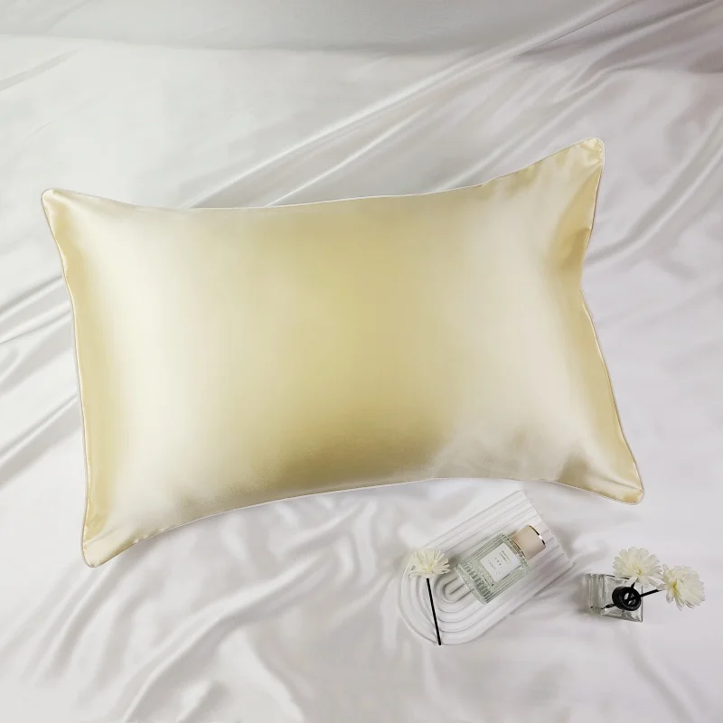 100% Natural Silk 22 momme Charmeuse Silk multicolor pillowcases pillow cases Envelope Closure standard queen king LS002
