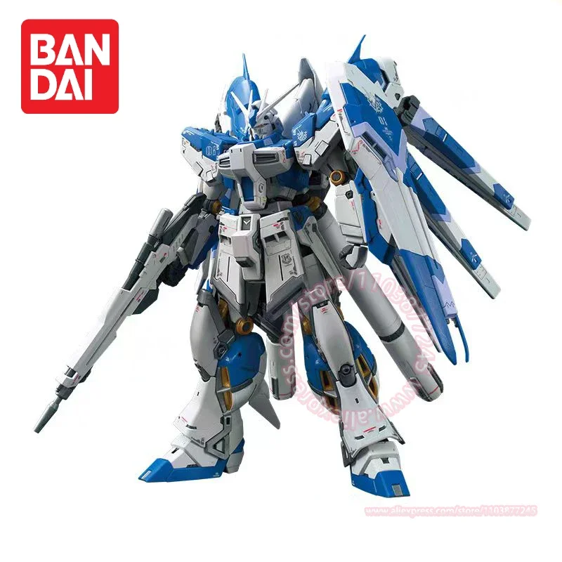 BANDAI RG RX-93-V2 Hi-V GUNDAM Children's Toy Assembly Model Birthday Gift Animation Peripheral Tabletop Decoration Trend Hand