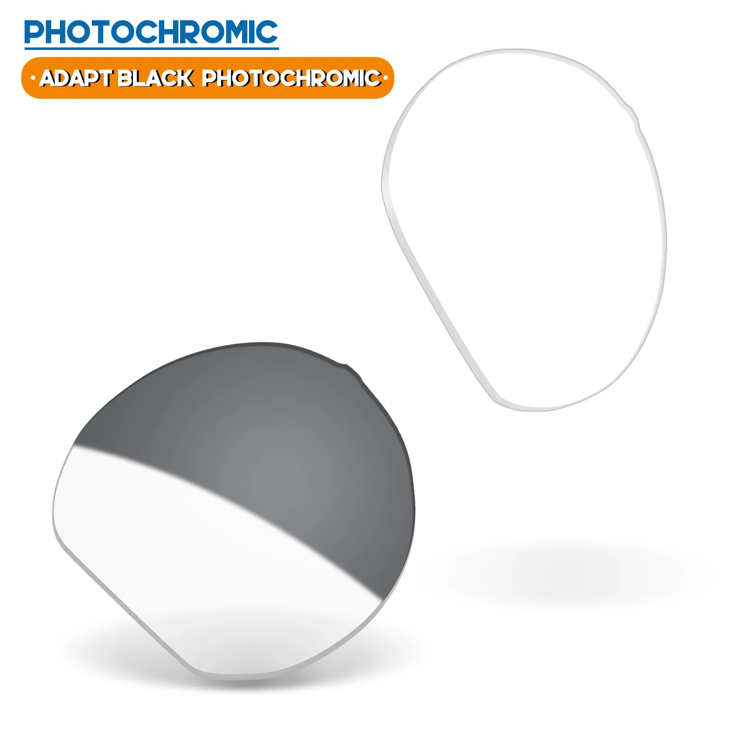 

Transition Clear to Black Lens Replacement for Oakley HSTN Metal OO9279 52mm Sunglasses