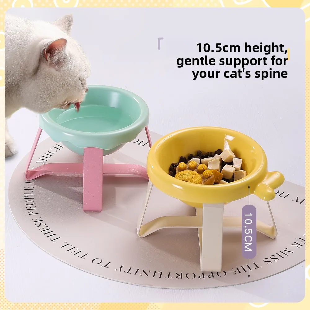 

Чаша Cerc, противоскользящая миска для собак с наклонным горлышком и высокой ножкой для еды и питья, кормушка для домашних животных, принадлежности для домашних животных