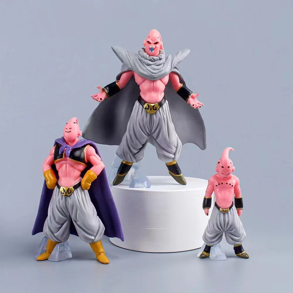 Dragon Ball Z Buu Saga Action Figure Set Eight Variants Including Evil Majin Buu Super Saiyan Goku Collectible Anime Model view 3