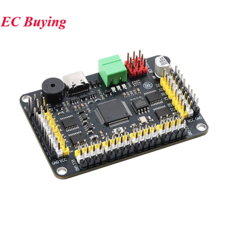 32 24 16 Channel Robot Servo Control Board Module Servo Motor Controller PS-2 Wireless Control USB/UART Connection Mode