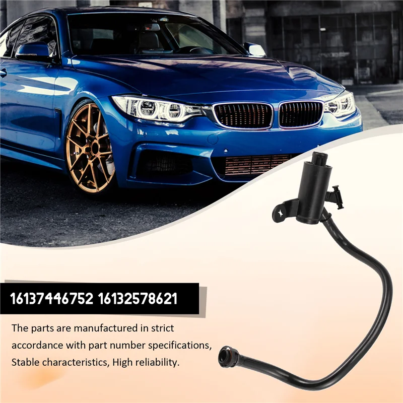 BMW F30 F32 320I 328I 420I 428I 16137438487 16137446752 16132578621 용 호스가있는 내구성 연료 증기 증발기 캐니스터 밸브