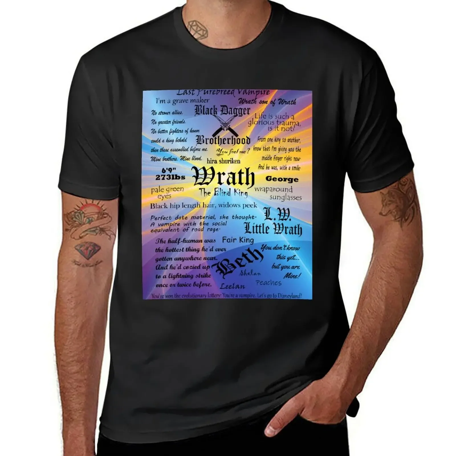 Wrath Black Dagger Brotherhood - I do not own the rights to this character all credit to the author J.R Ward T-Shirt