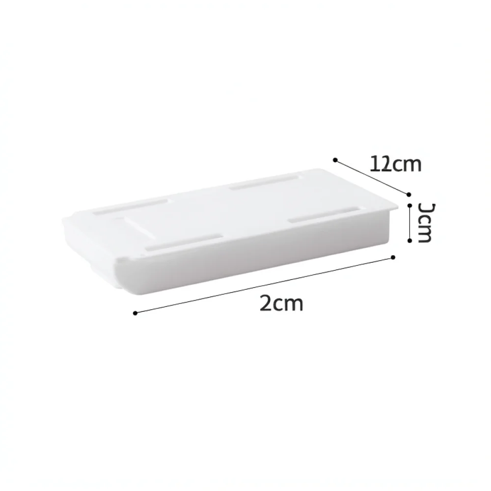 Punch Free Under Table Drawer Organizer Hidden Storage Tray For Office Stationery Desk Tidy Minimalist Desktop Accessory