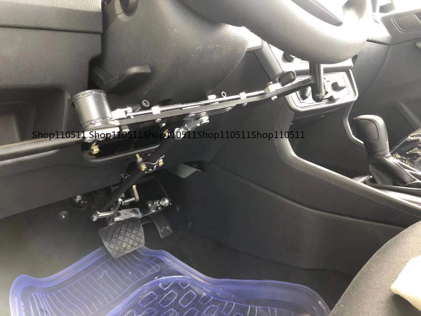 Hand Drive Auxiliary Device Portable Automobile Manual Brake Throttle Control Driving System Kit