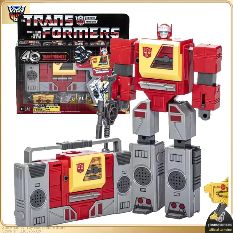 18 cm jouets en stock transformateur 40th anniversaire G1 Blaster figurines robot modèle figurines à collectionner pour les amateurs cadeau