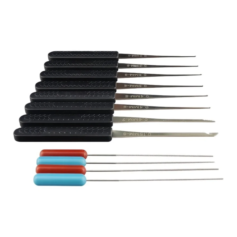 12-piece Key Extraction Tool Set Key Extractor Padlocks Set Locksmith Pick Training Set Pin Broken Key Hand Tool Locksmith Tools