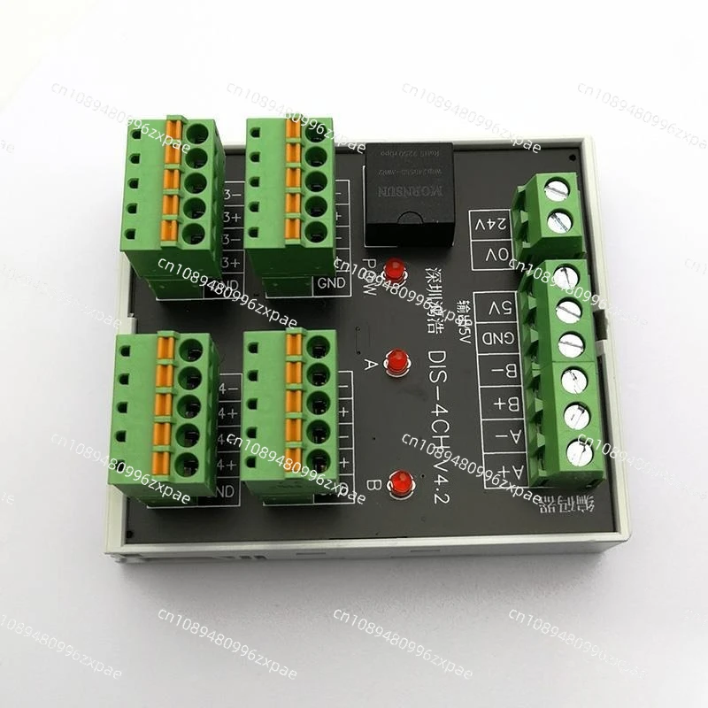 DIS-4CH Encoder Pulse Distributor 1 in 4 Out External Power Supply 5V Optional Differential Signal Expansion