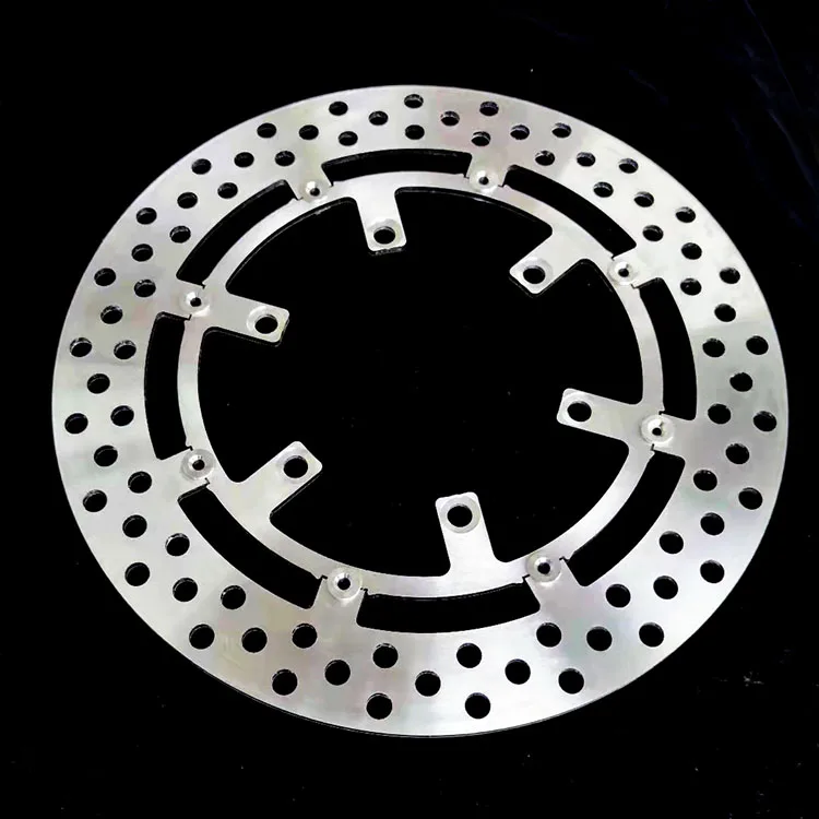 Motorcycle electric vehicle brake  floating disc design customization 320 128