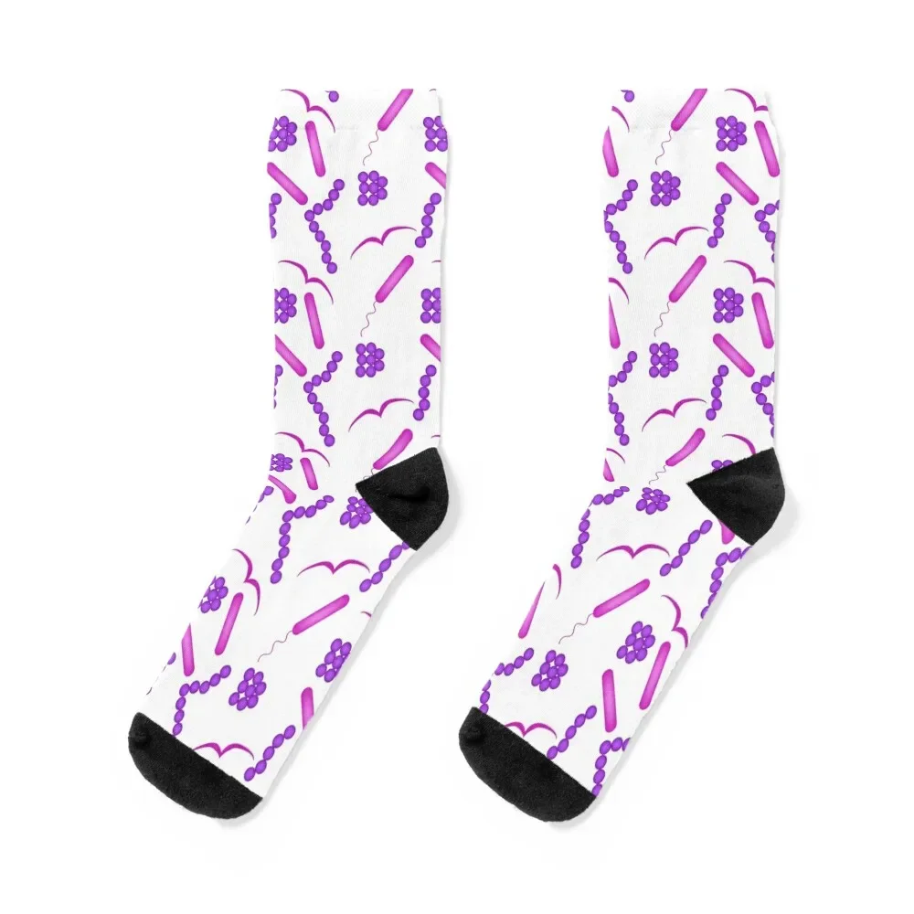 

Gram Stain Pattern Socks new in's professional running Socks For Girls Men's