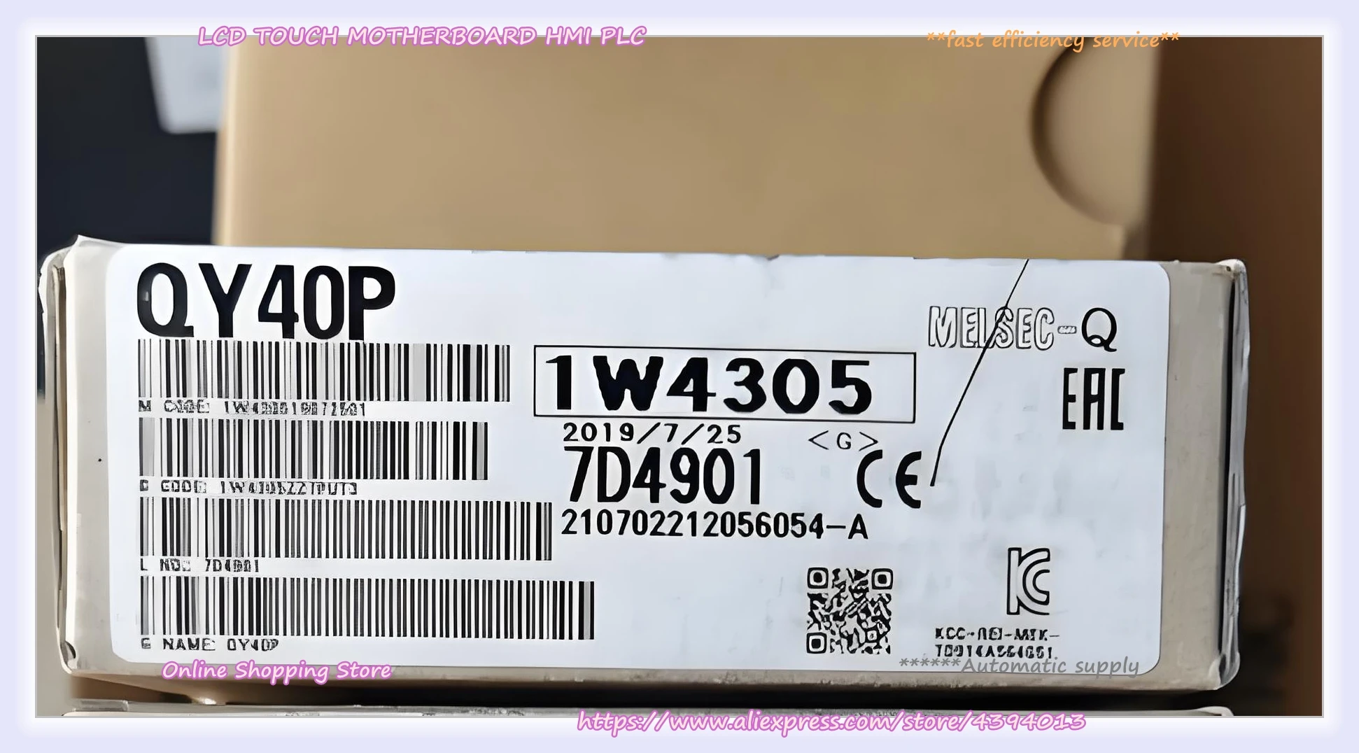 

QY40P QX42 QY42P QY10 Модуль ПЛК серии Q Новый