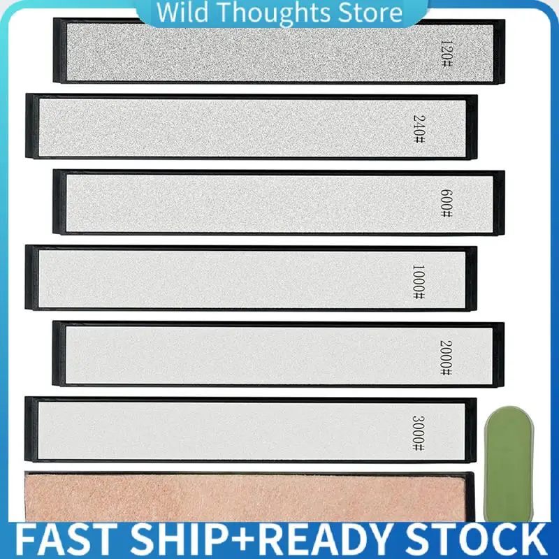 

Diamond Sharpening Stones Kit, 6 PCS Diamond Stones With Anti-Slip Base - 120 , 240 , 600 , 1000 , 2000 , 3000-[Qahk]