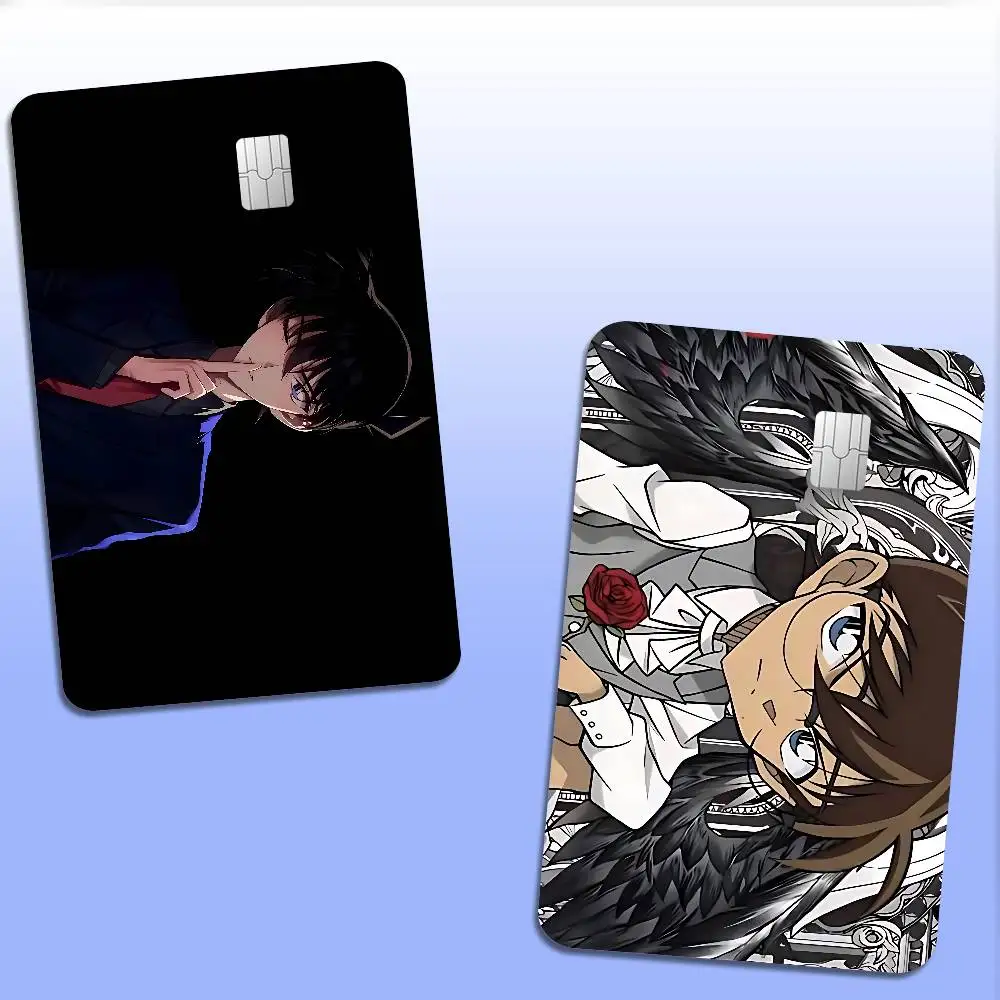 Mystery Detective C-Conan Game Anime Sticker Film Skin Cover Case for Small Large No Chip Debit Credit Card Front Side