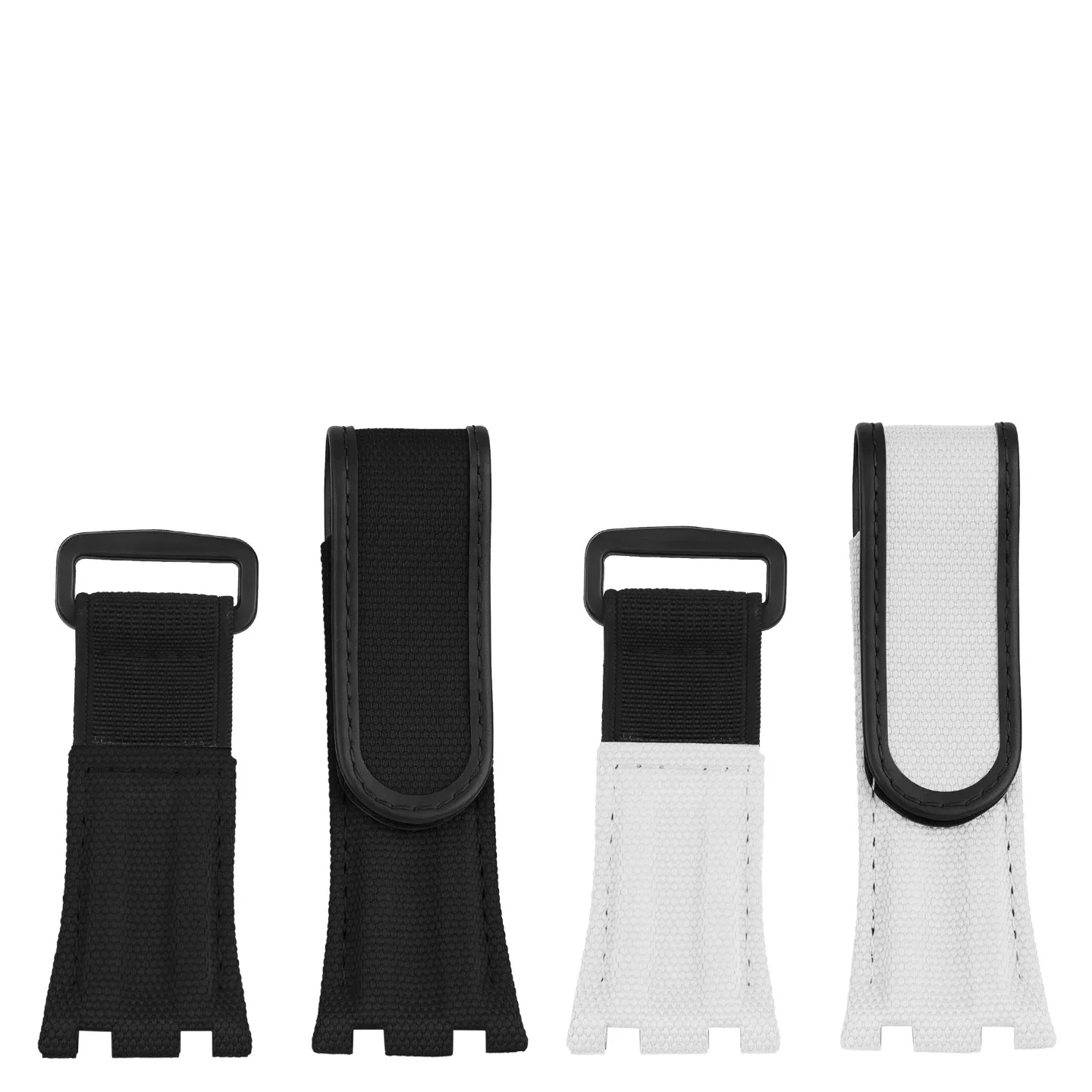 Compatible with Audemars Piguet Royal Oak Offshore 15400 15500 26mm Nylon Hook and Loop Leather Watch Strap Replacement