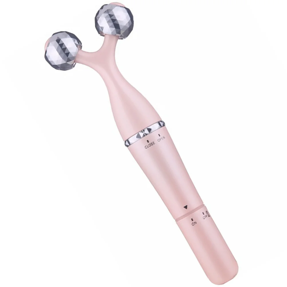 

3D Massage Roller Face Skin Care Tool Portable Facial Massager 3 Detachable Heads Lifting Firming Device Face Slimming
