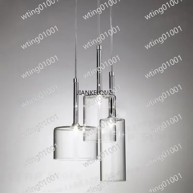 for Modern Nordic Single Head Glass Pendant Light Creative Minimalist Hanging Lamp for Restaurant Bar Lounge Bedroom Decor