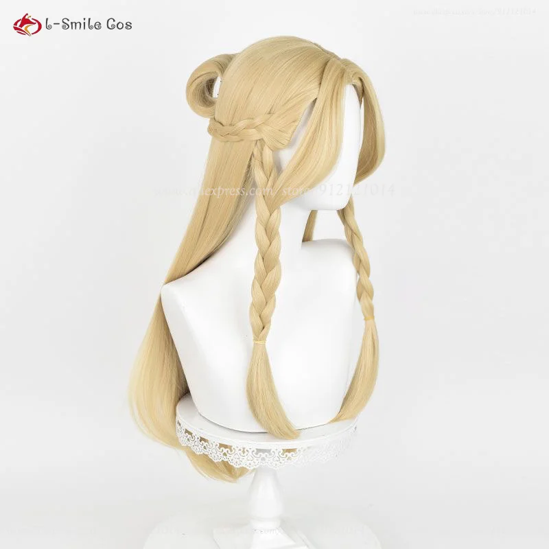 Peruca de Cosplay Anime com boné, Cabelo Sintético, Alta Qualidade, Resistente ao Calor, Peruca de Donato, Touden, Raiden, 70cm, 35cm