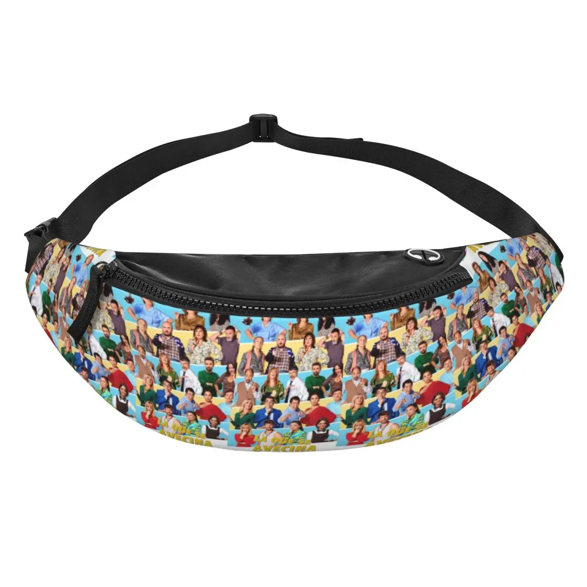 La Que Se Avecina Fanny Pack الرجال النساء Crossbody قابل للتعديل الخصر حقيبة السفر تشغيل الهاتف الحقيبة