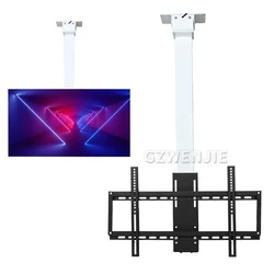 TV Ceiling LIFT Height Adjustable TV Mount Electric Lifting Support For 32~75