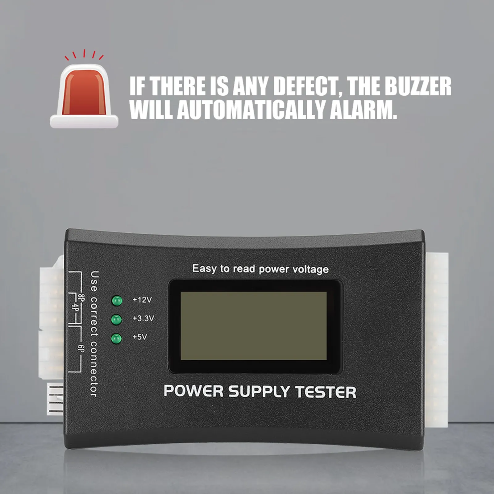 ATX Power Supply Computer Host Inspection and Maintenance Tester Tool with LCD Display Computer Diagnostic Computer ATX Tester