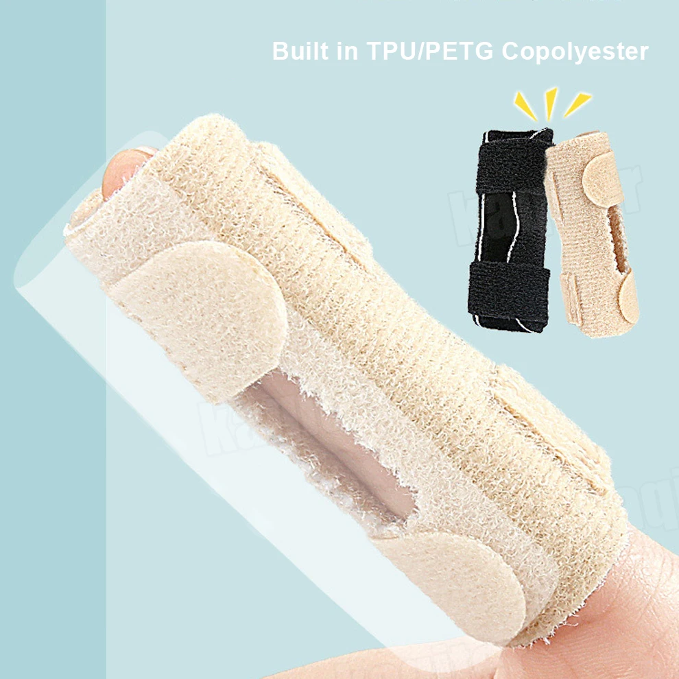 

Finger Splint Brace Trigger Finger Support Fracture Fix Arthritis Pain Relief Straighten Sprain Protector Finger Brace Support