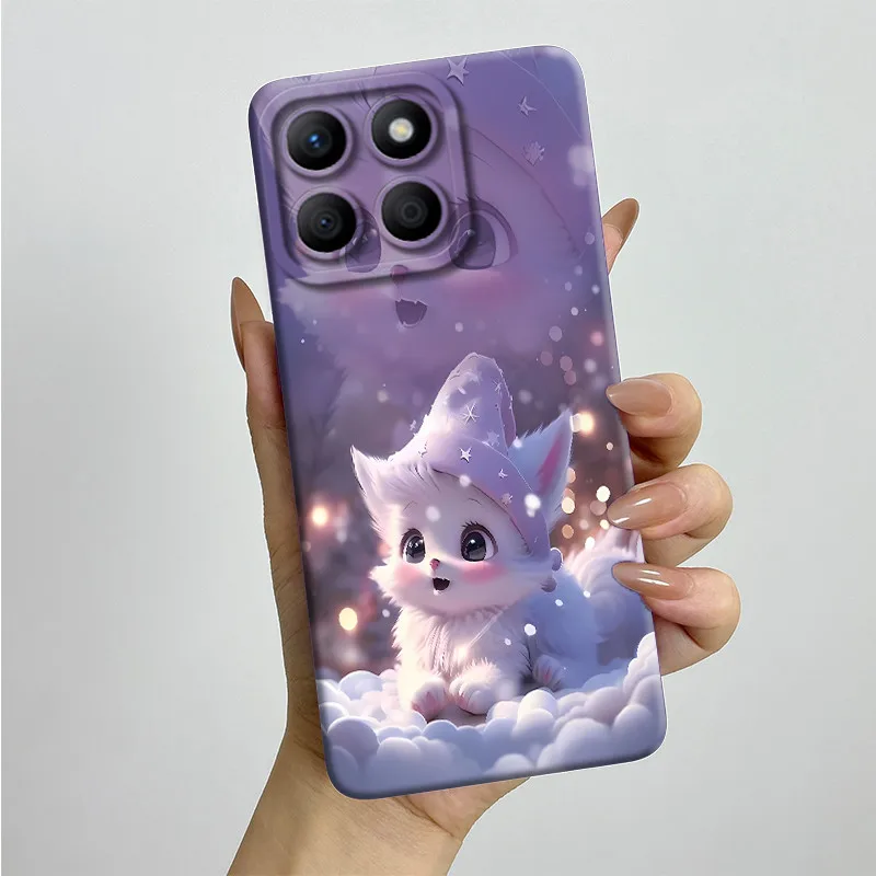 For Honor X8b 4G Phone Case LLY-LX1 LLY-LX2 LLY-LX3 Soft Silicone Sweet Painted Protective Back Cover Shell Cute Printed Casing