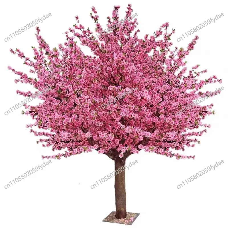 

Simulation peach blossom fake peach tree, plant simulation peach blossom tree simulation wishing tree living room decoration