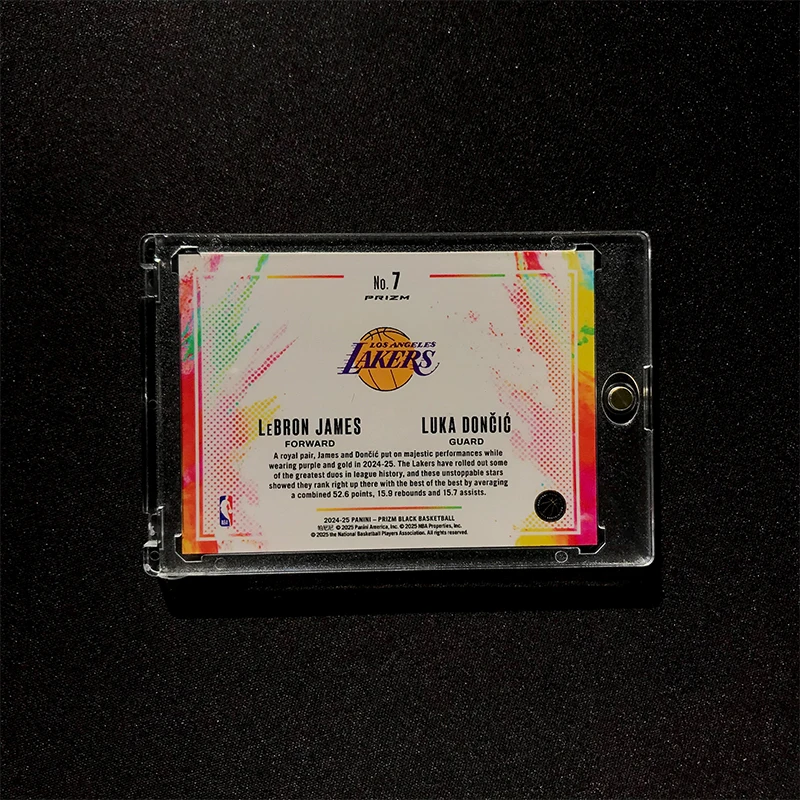 2025 PANINI Prizm Diy Championship Tarjeta Réplica Hecha a Mano de Doble Jugador Tekak Curry Durant Doncic James para Coleccionar y Regalar